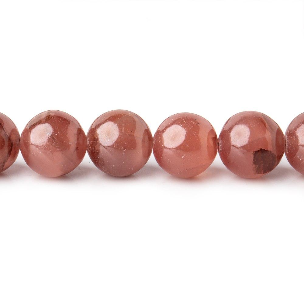 7-9mm Rhodochrosite Plain Round Beads 16 inch 52 pieces AAA (ONLINE ORDER ONLY)
