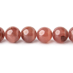 7-9mm Rhodochrosite Plain Round Beads 16 inch 52 pieces AAA (ONLINE ORDER ONLY)