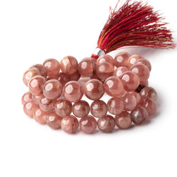 7-9mm Rhodochrosite Plain Round Beads 16 inch 52 pieces AAA (ONLINE ORDER ONLY)