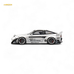 MicroTurbo Custom 180SX - Pandem Rocket Bunny White 1:64 (ONLINE ORDER ONLY)