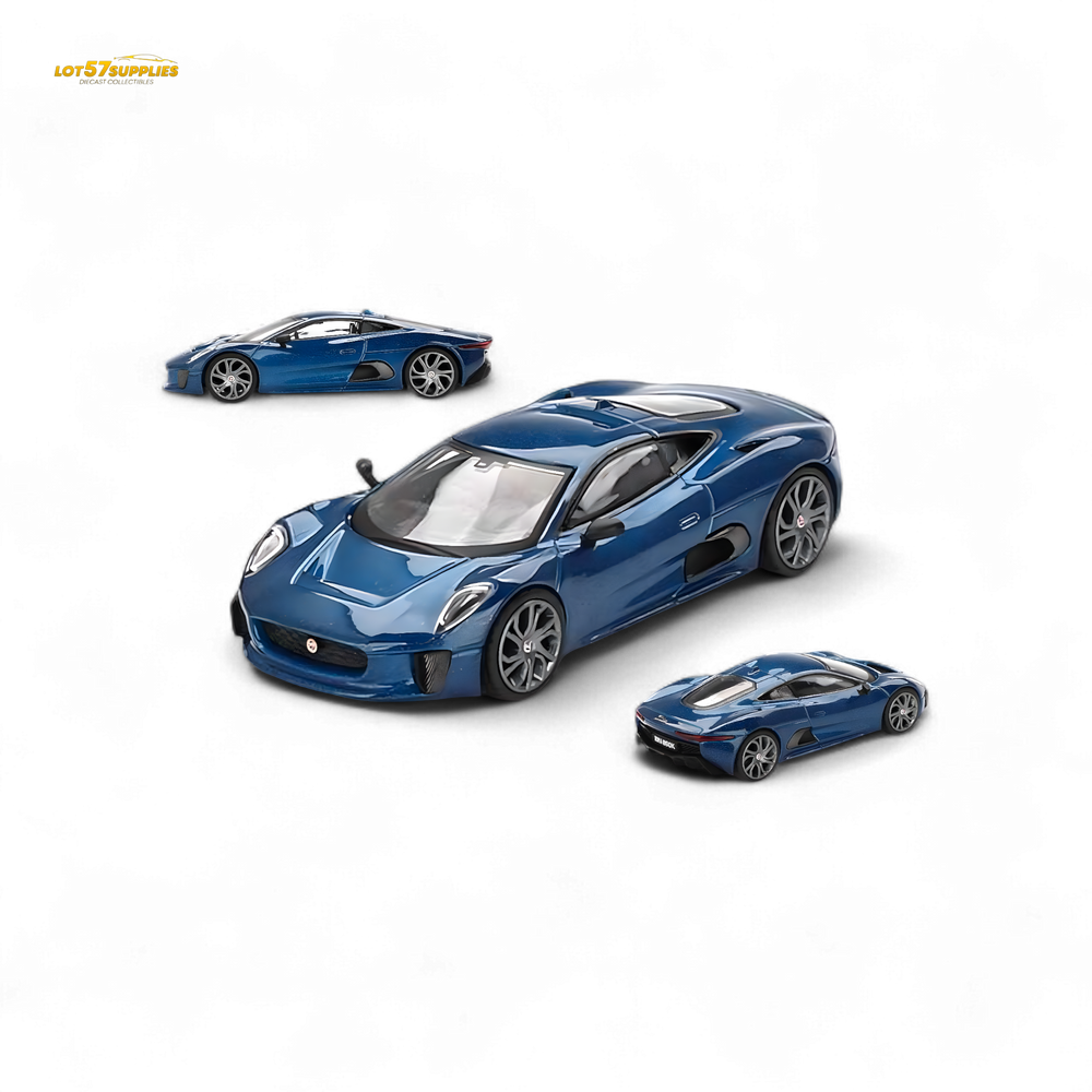 Mini-GT Jaguar C-X75 Blue #884 1:64 MGT00884 (ONLINE ORDER ONLY)