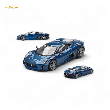 Mini-GT Jaguar C-X75 Blue #884 1:64 MGT00884 (ONLINE ORDER ONLY)