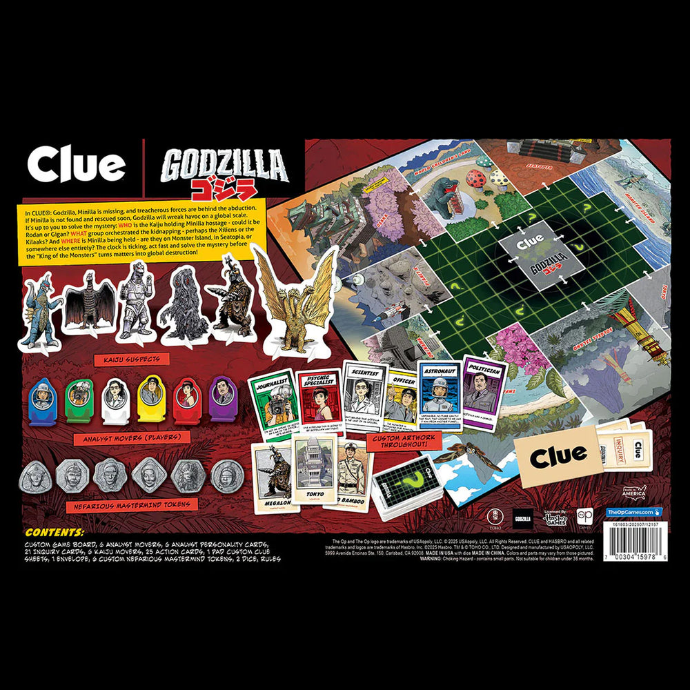 Clue: Godzilla Edition (ONLINE ORDER ONLY)