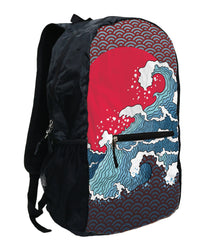 24 LITER Summit GoPak Japanese Waves Folding Lightweight Backpack (ONLINE ORDER ONLY)
