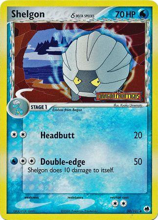 Shelgon (38/101) (Delta Species) (Stamped) [EX: Dragon Frontiers] (Online Only)