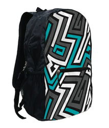24 LITER Summit GoPak Teal Maze Folding Lightweight Backpack (ONLINE ORDER ONLY)