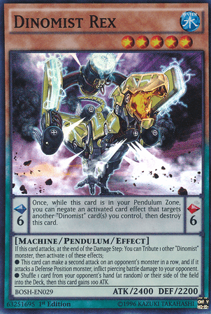Dinomist Rex [BOSH-EN029] Super Rare (ONLINE ORDER ONLY)