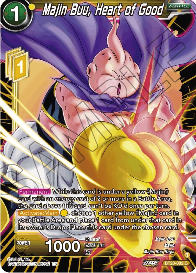 Majin Buu, Heart of Good (BT20-092) [Power Absorbed] (ONLINE ORDER ONLY)
