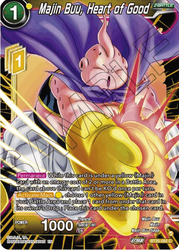 Majin Buu, Heart of Good (BT20-092) [Power Absorbed] (ONLINE ORDER ONLY)