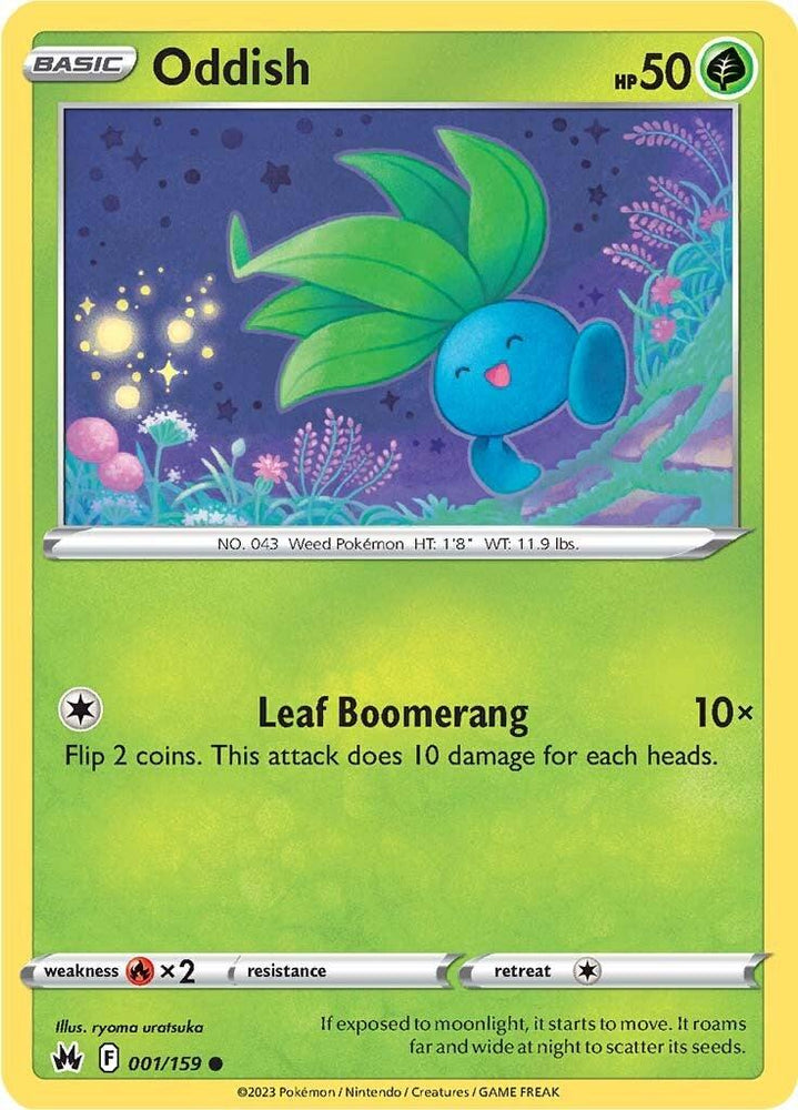Oddish (001/159) [Sword & Shield: Crown Zenith] (Online Only)