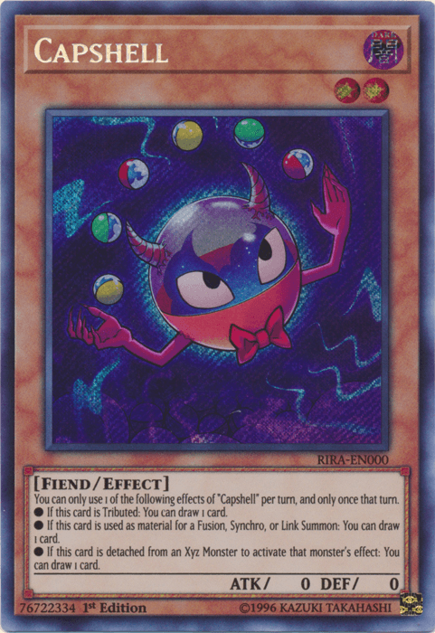 Capshell [RIRA-EN000] Secret Rare (ONLINE ORDER ONLY)
