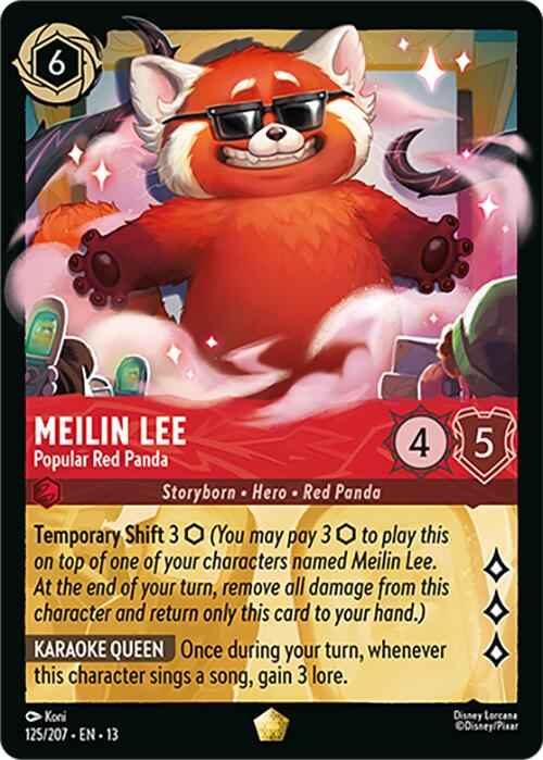 Meilin Lee - Popular Red Panda (125/204) [Attack of the Vine!]