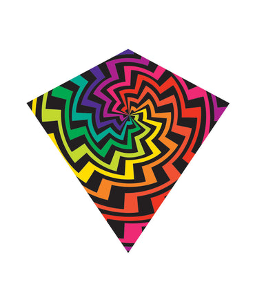 31 Inch Wide WindNSun WindDiamond Spiral Nylon Kite (ONLINE ORDER ONLY)