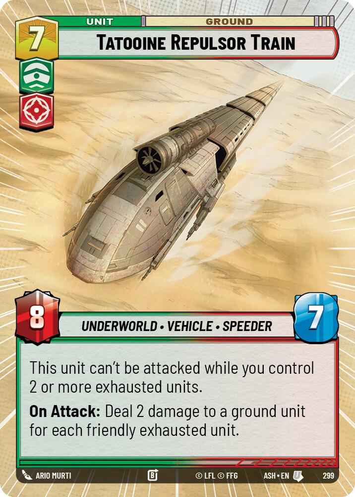 Tatooine Repulsor Train (299) (Hyperspace) (299) [Ashes of the Empire]