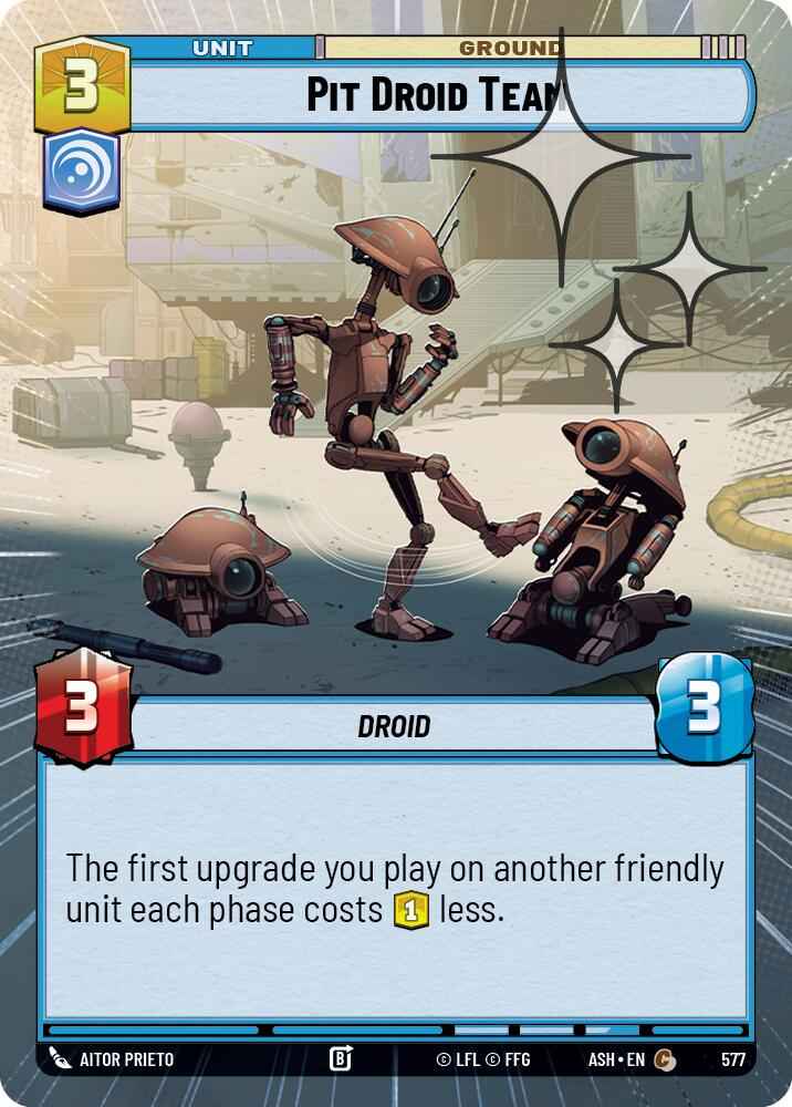 Pit Droid Team (577) (Hyperspace Foil) (577) [Ashes of the Empire]
