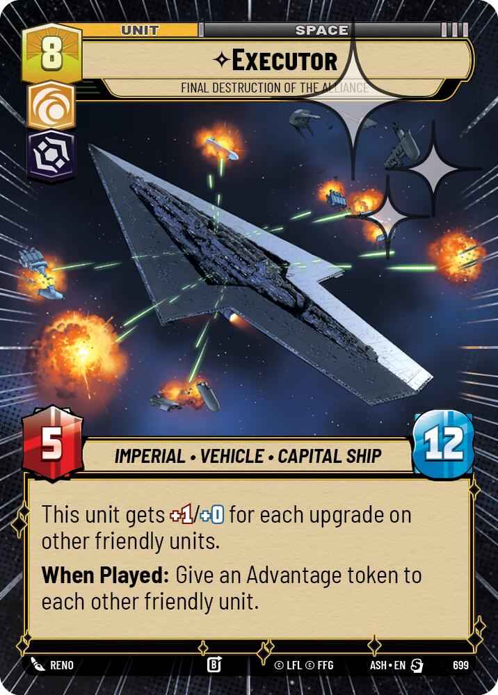 Executor - Final Destruction of the Alliance (699) (Hyperspace Foil) (699) [Ashes of the Empire]
