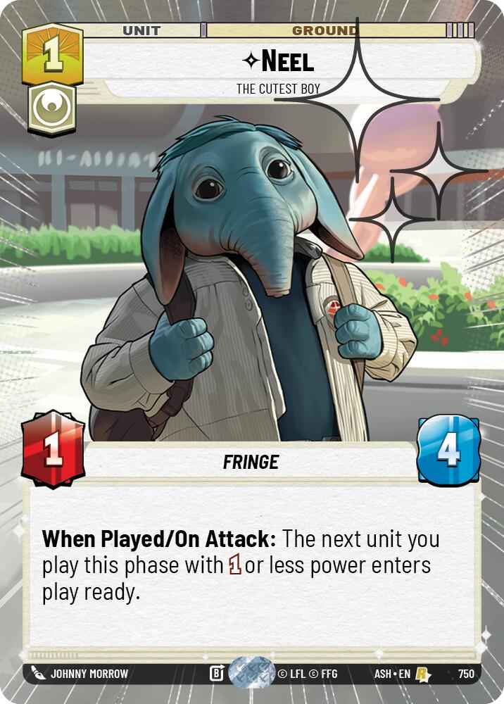 Neel - The Cutest Boy (750) (Hyperspace Foil) (750) [Ashes of the Empire]