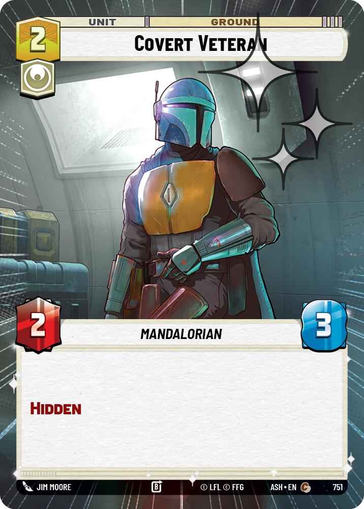 Covert Veteran (751) (Hyperspace Foil) (751) [Ashes of the Empire]