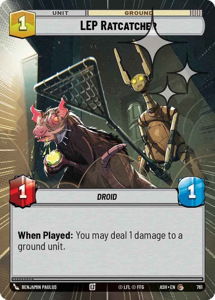 LEP Ratcatcher (761) (Hyperspace Foil) (761) [Ashes of the Empire]