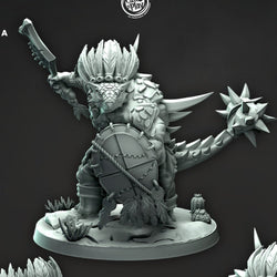 Unega Justiciars – Saurus Rovers Monster Miniatures (ONLINE ORDER ONLY)