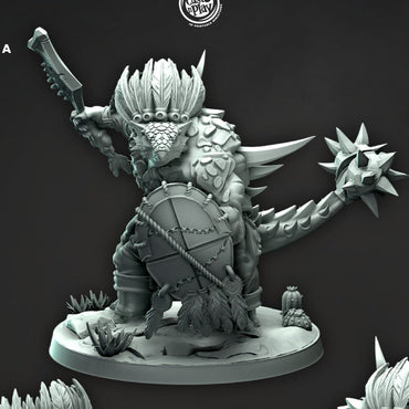 Unega Justiciars – Saurus Rovers Monster Miniatures (ONLINE ORDER ONLY)