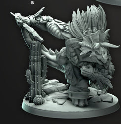 Unega Justiciars – Saurus Rovers Monster Miniatures (ONLINE ORDER ONLY)
