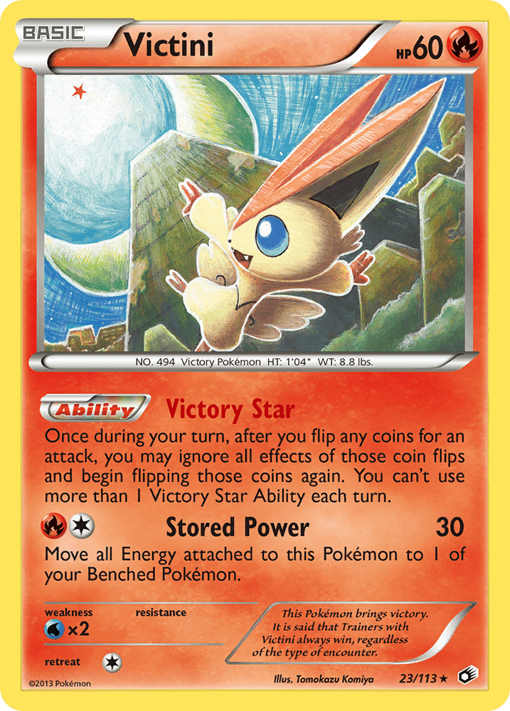 Victini (23/113) (Theme Deck Exclusive) [Black & White: Legendary Treasures] (Online Only)
