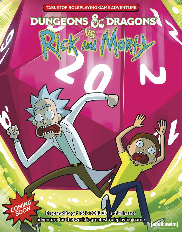 D&D: Dungeons & Dragons vs. Rick and Morty (ONLINE ORDER ONLY)