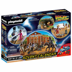 Playmobil Back to the Future Part III 75-piece Advent Calendar with 7 vinyl figures (ONLINE ORDER ONLY)