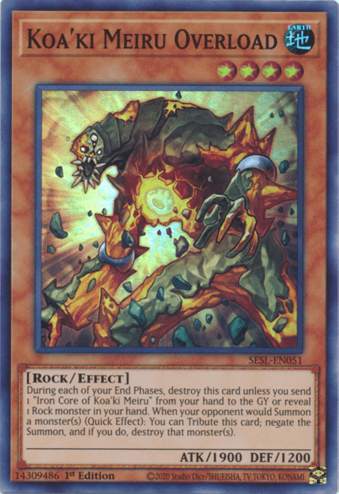 Koa'ki Meiru Overload [SESL-EN051] Super Rare (ONLINE ORDER ONLY)