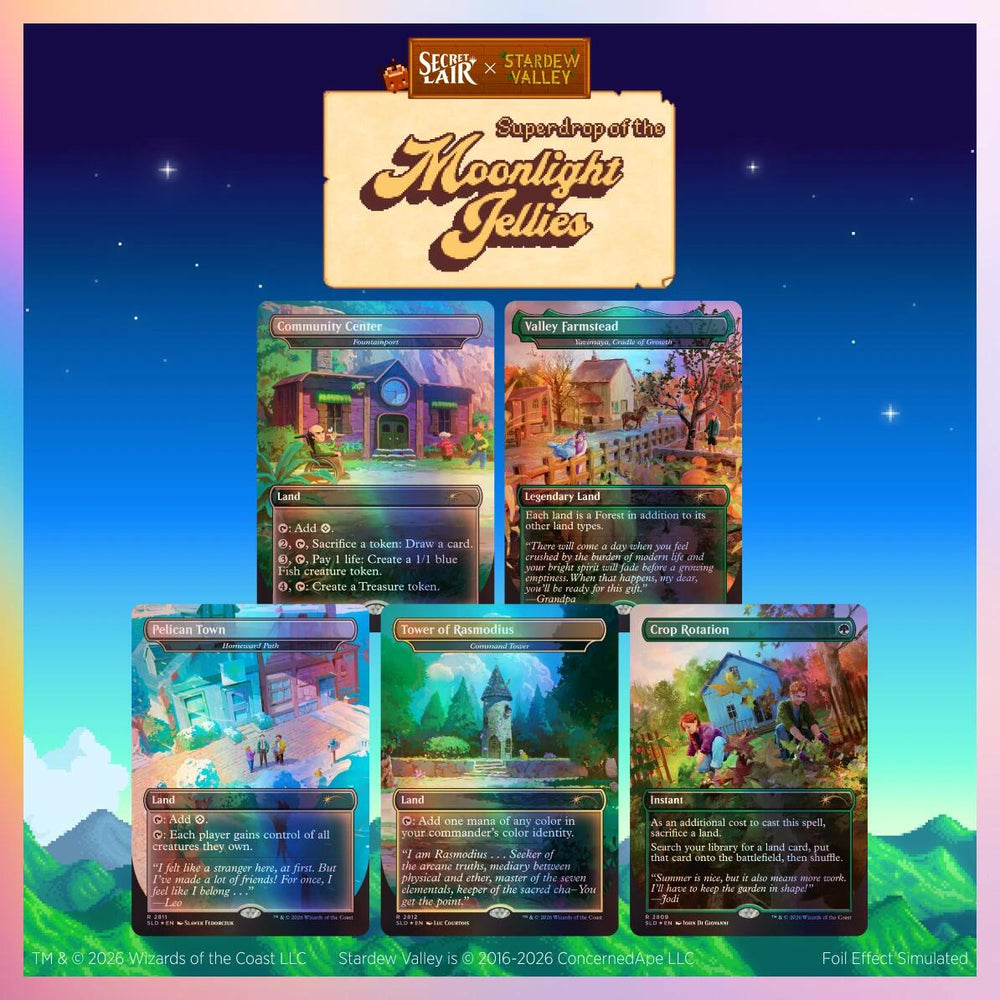 Secret Lair Drop: Secret Lair x Stardew Valley: Life in Pelican Town - Traditional Foil Edition [SLD] (ONLINE ORDER ONLY)