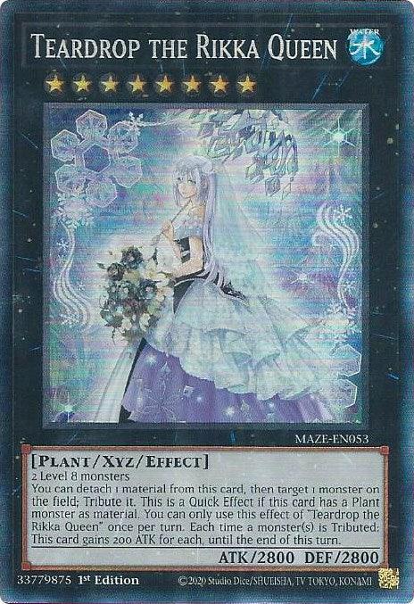 Teardrop the Rikka Queen [MAZE-EN053] Collector's Rare (ONLINE ORDER ONLY)