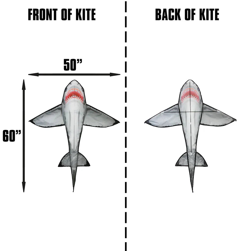 SeaLife 60 inch tall Nylon Shark Kite (ONLINE ORDER ONLY)