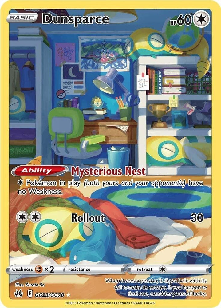 Dunsparce (GG23/GG70) [Sword & Shield: Crown Zenith] (Online Only)