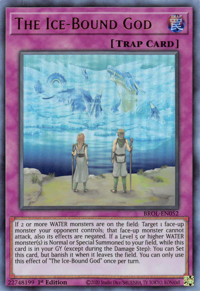 The Ice-Bound God [BROL-EN052] Ultra Rare (ONLINE ORDER ONLY)