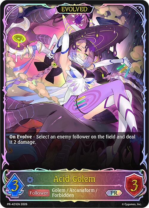 Acid Golem (Evolved) (PR-421EN) [Promotional Cards]