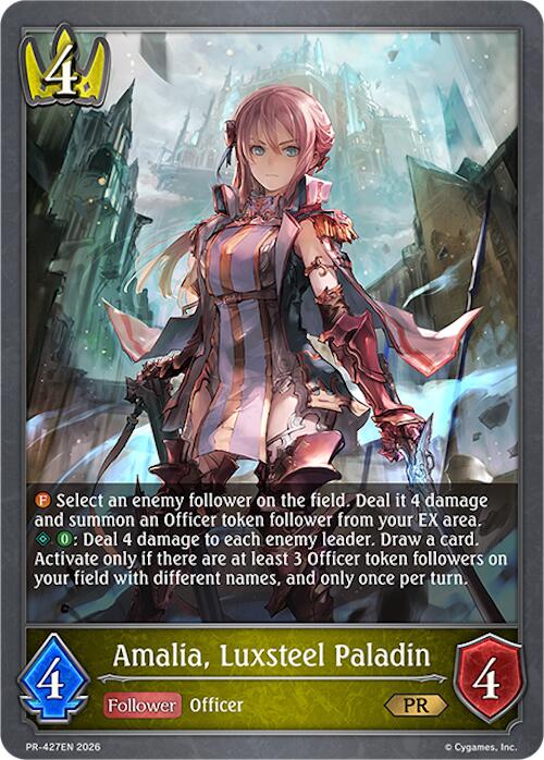 Amalia, Luxsteel Paladin (PR-427EN) (PR-427EN) [Promotional Cards]