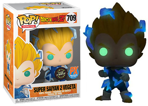 Super Saiyan 2 Vegeta (Glow in the Dark, Dragon Ball Z)  709 - Previews Exclusive **Chase** (Online Order Only)