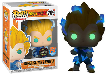 Super Saiyan 2 Vegeta (Glow in the Dark, Dragon Ball Z)  709 - Previews Exclusive **Chase** (Online Order Only)