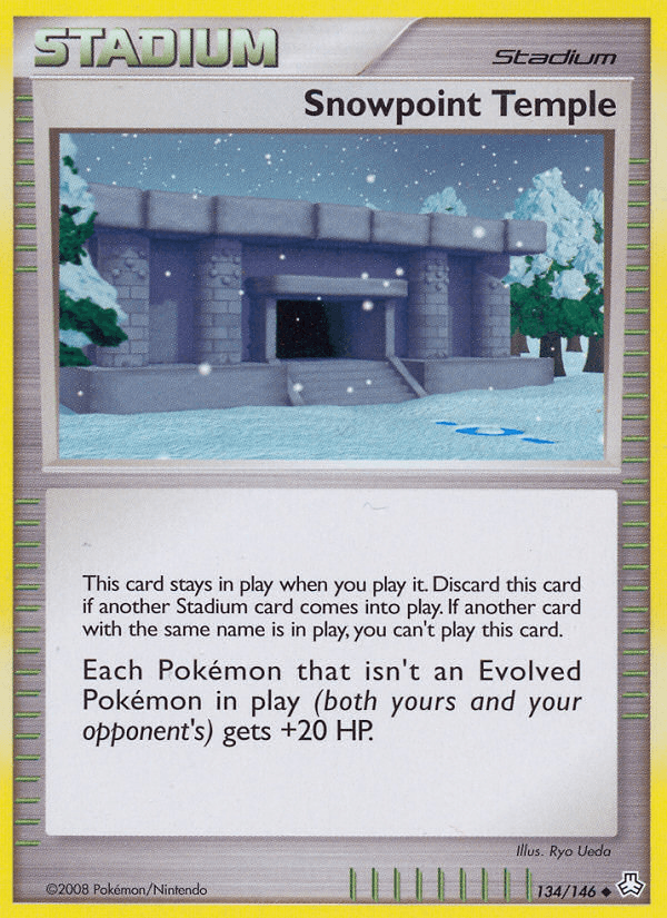 Snowpoint Temple (134/146) [Diamond & Pearl: Legends Awakened] (Online Only)