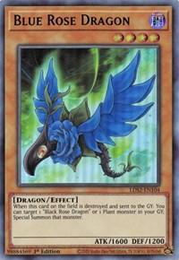 Blue Rose Dragon (Blue) [LDS2-EN104] Ultra Rare (ONLINE ORDER ONLY)