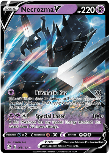 Necrozma V (063/163) [Sword & Shield: Battle Styles] (Online Only)
