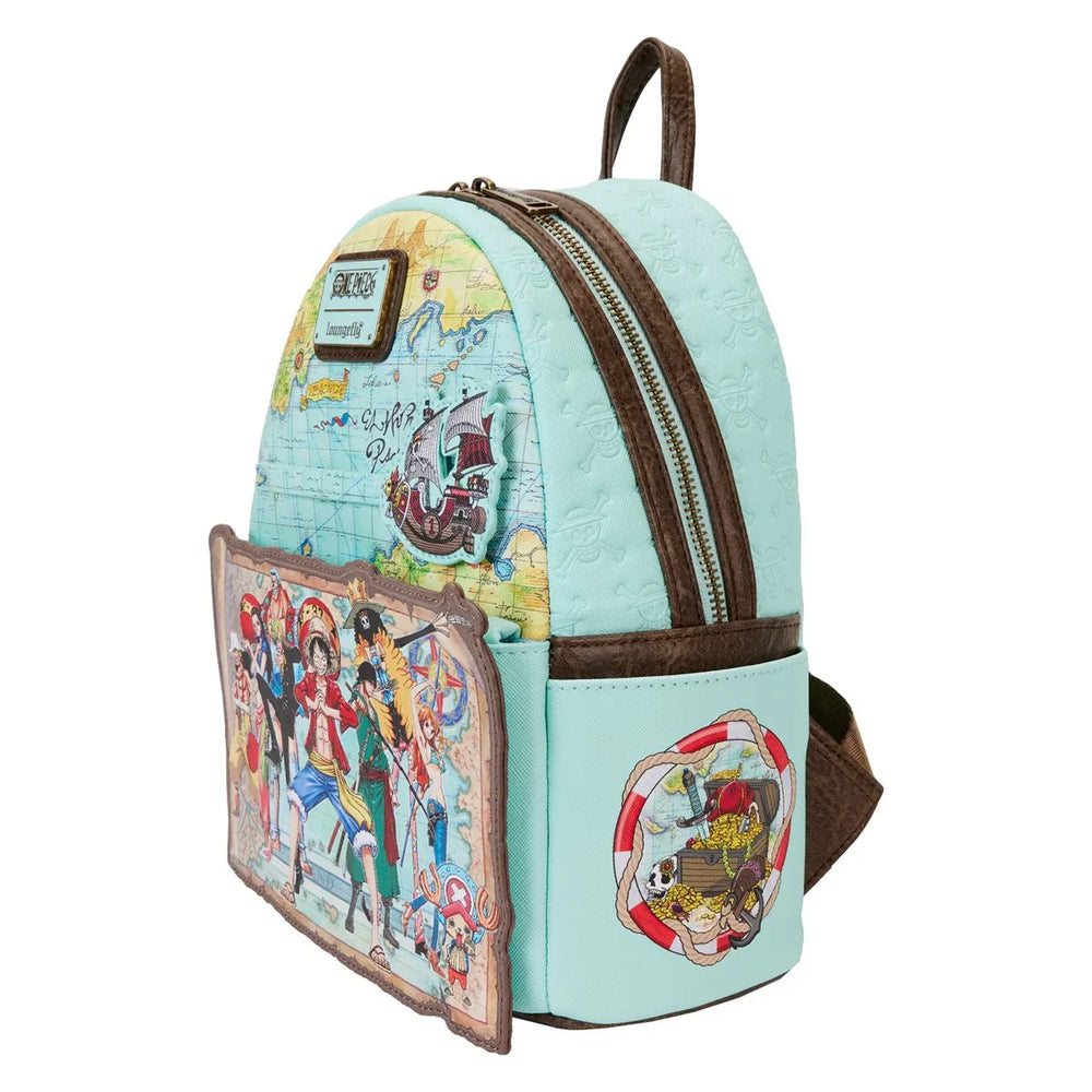 One Piece Luffy Gang Map Mini-Backpack (ONLINE ORDER ONLY)