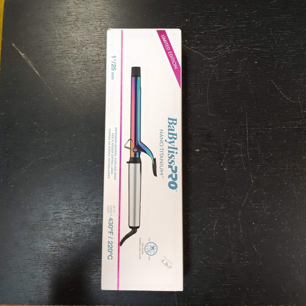 Babyliss Iridescent Extended Barrel Curling Iron 1" (ONLINE ORDER ONLY)