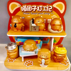 OFFICE CATS FIGURINE BLIND BOX (1 Blind Box) (ONLINE ORDER ONLY)