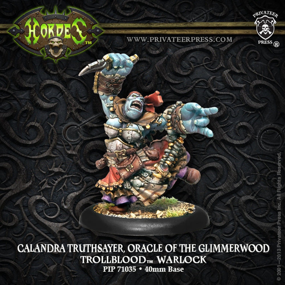 Hordes: Trollbloods Calandra Truthsayer, Oracle of the Glimmerwood (ONLINE ORDER ONLY)