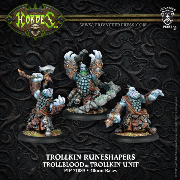 Hordes: Trollbloods Trollkin Runeshapers (ONLINE ORDER ONLY)