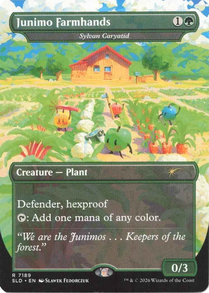 Junimo Farmhands - Sylvan Caryatid [Secret Lair Drop Series]