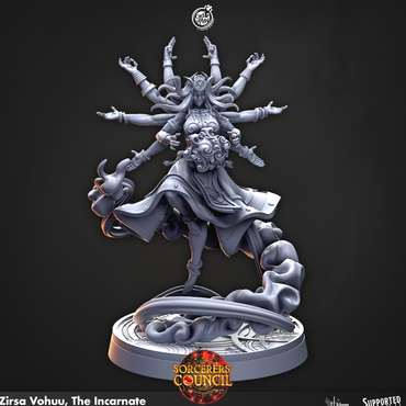 3D Printed Cast n Play Zirsa Vohuu The Incarnate 28mm 32mm D&D (Online Only)