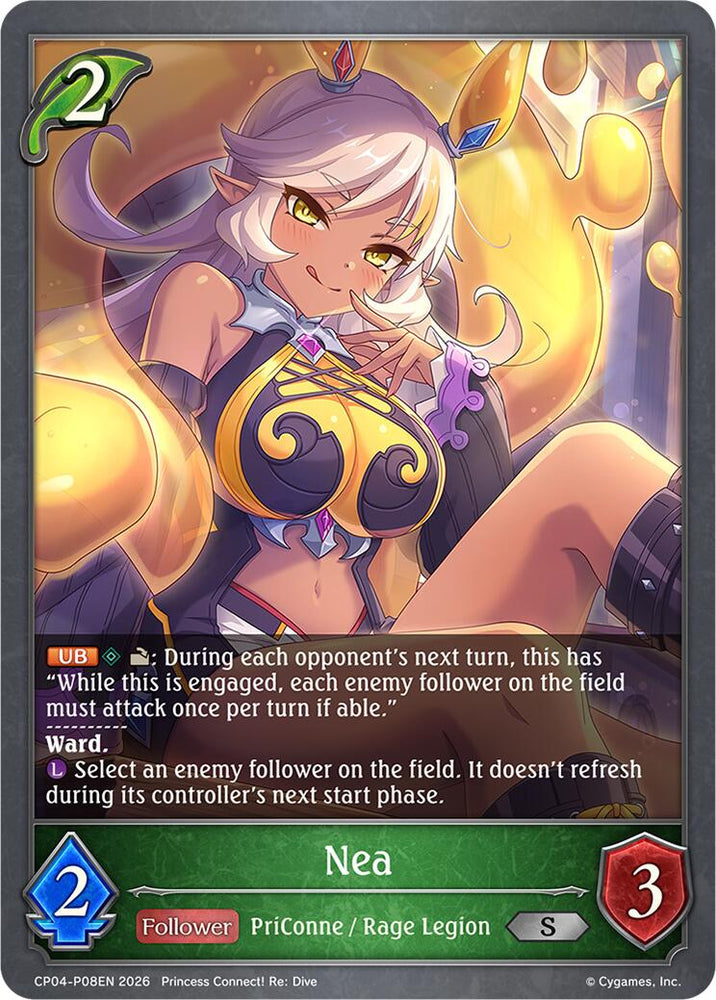 Nea - P08EN (Foil) (CP04-P08EN) [Princess Connect! Re: Dive]